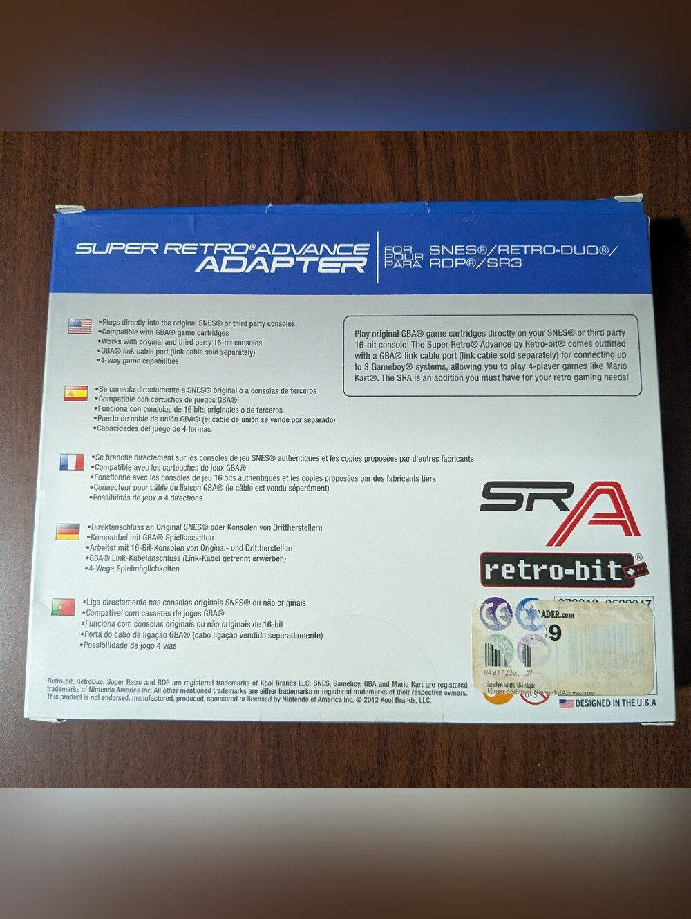 Super Retro Advance Adapter - Play GBA Games On SNES - Picture 2 of 6